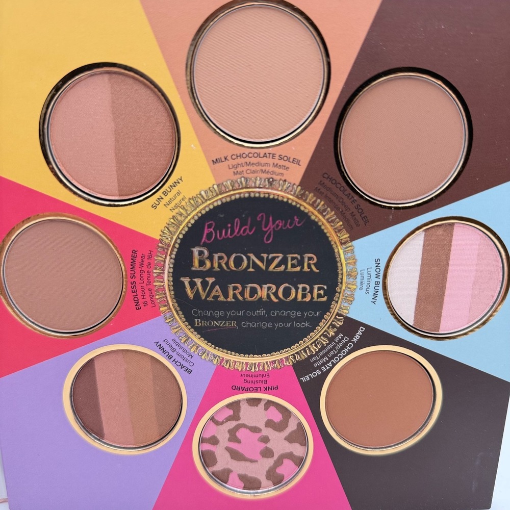Rare Discontinued NEW Too Faced The Little Black Book Of Bronzers Limited Ed